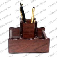 Wooden Pen Container
