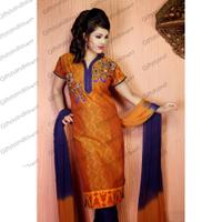 Beautiful Deep Orange Salwar Kameez