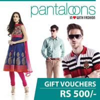 Pantaloons Gift Cards ₹ 500
