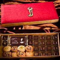 Silk Box Combo with Chocolates and Cookies