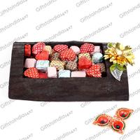 Handmade Chocolates Tray, Diyas