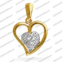 Heart In Heart Pendent - 4