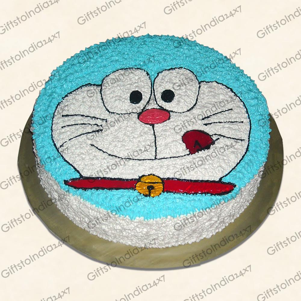 Creamy Doraemon Cake-Cakes | BookTheParty.in
