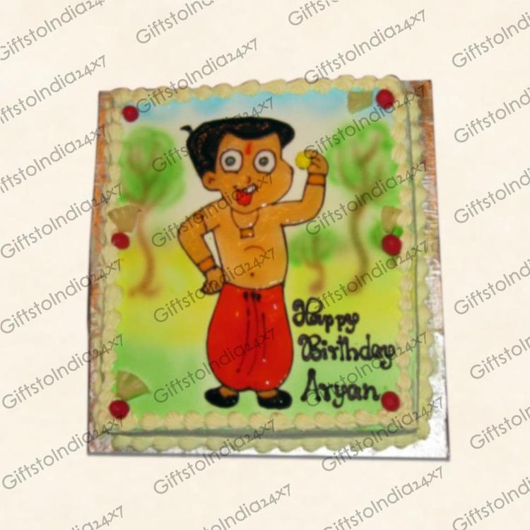 Chota Bheem Birthday Cake - 3 Kg.