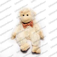 Off-White Cute Monkey Soft Toy