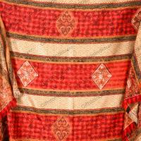 Multicolor Shawl with Stripes