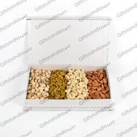 Nutritious Dry Fruits in White Box
