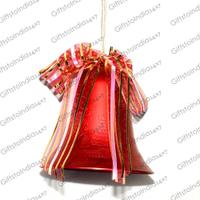 Bright Red Decorative Christmas Bell