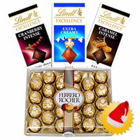 Ferrero Rocher and Lindt Chocolates Treat