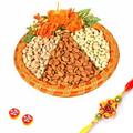 Mesmerizing Thali with Rakhi