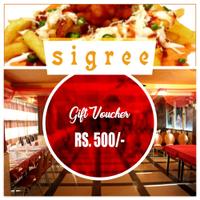 Sigree Dining Voucher Worth Rs.500/-