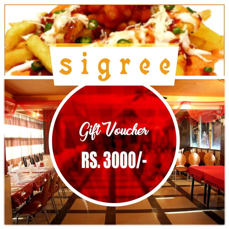 Sigree Gift Card ₹ 3000