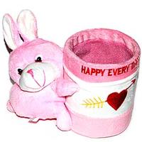 Pink Bunny Pencil Stand