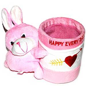 Pink Bunny Pencil Stand