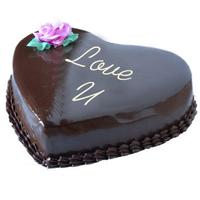Chocolate Cake - 1 Kg (Heart)