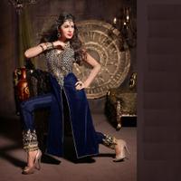 Glamorous Royal Blue Salwar Kameez