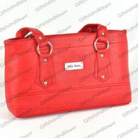 Vibrant Red Color Ladies Handbag