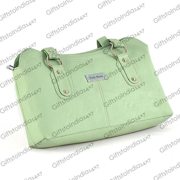 Attractive Green Ladies Handbag