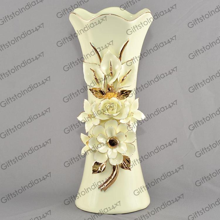 Fabulous Flower Vase with Floral Decorations