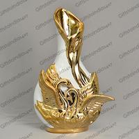 Love Swan Ceramic Vase