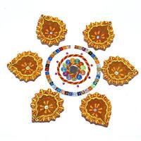 Rangoli Diya Set