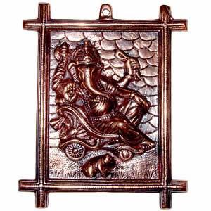 Jai Shri Ganesh Wall Hanging (sqare)