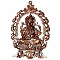 Meditating Ganesha Wall Hanging