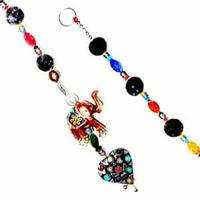 Elephant and Mirrors Wall Hanging