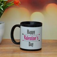 Black Mug Happy Valentine