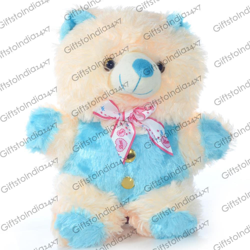 Cute Hugging Blue Teddy bear