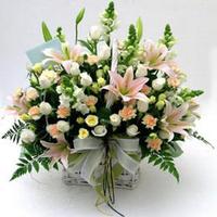 Stunning Flower Basket Delicate Fantasy Valentine