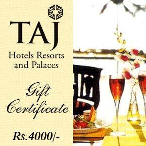 Taj Gift Voucher - Rs.4000/- Anniversary