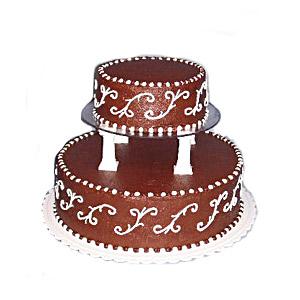 Special 2 Tier Chocolate Cake - 5 Kg. Anniversary