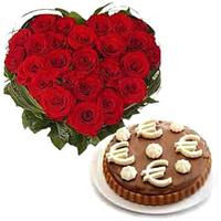 Rose Heart & Cake Valentine