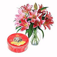 Lilies and Cookies Delight Valentine