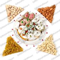 Traditional Dry Fruits and Sweets Hamper Sorry