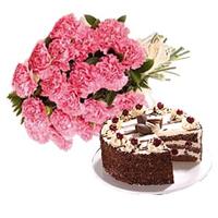 Cake with Carnations