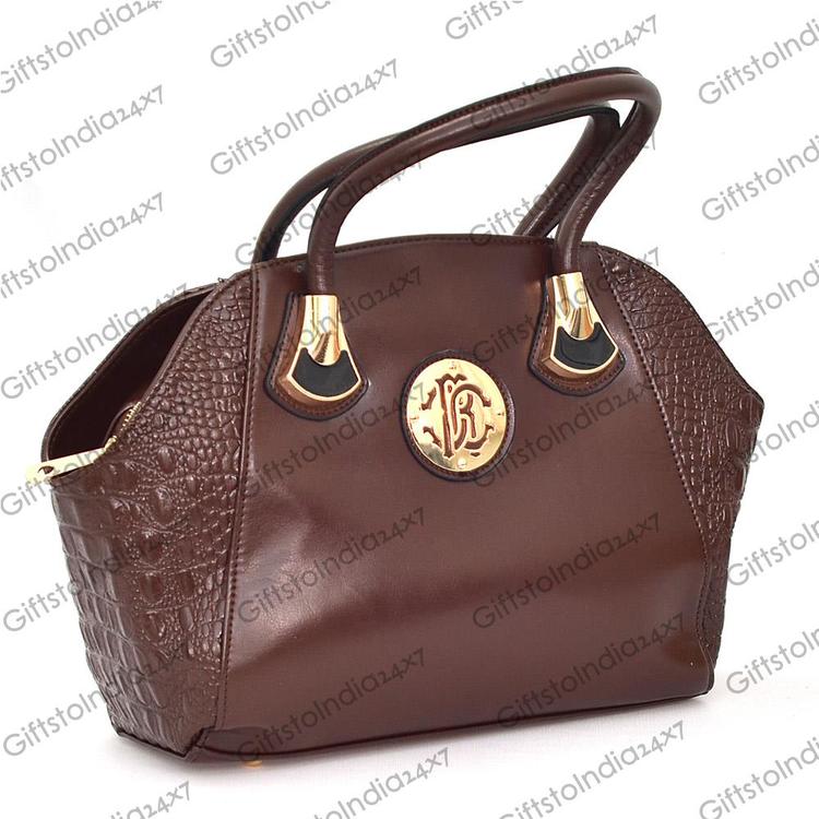 Attractive Brown Ladies Hand Bag