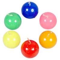 Round Candle Set - 6 Pcs