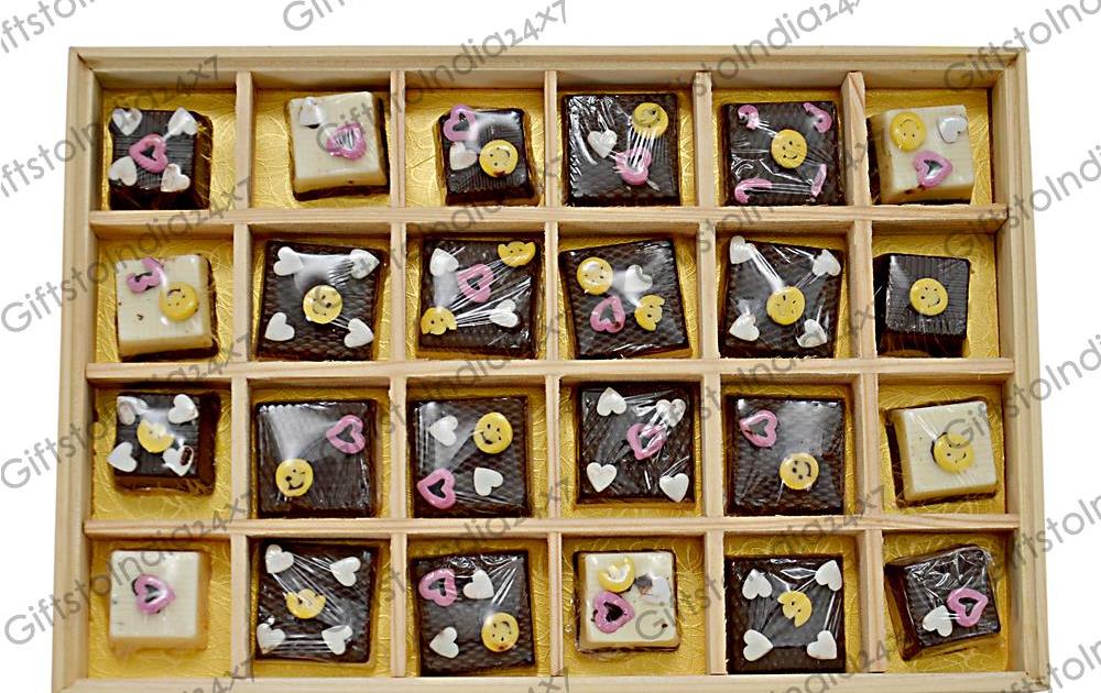 24 Pieces Handmade Chocolate in a Box | Chocolates