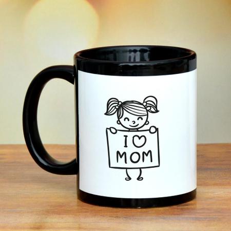 Ceramic Mug with Inner Black Wall