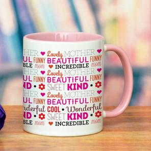Inner Pink Ceramic Mug Inner Pink Ceramic Mug
