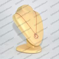 Lovely Crystal Heart Shaped Pendant and Necklace