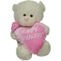 White Birthday Teddy (Express Delivery)