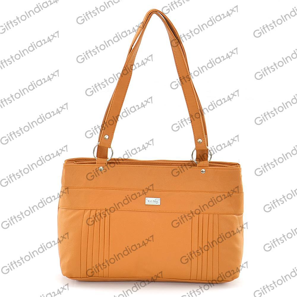 Buy FD FASHION Women Brown Shoulder Bag Brown Online @ Best Price in India  | Flipkart.com