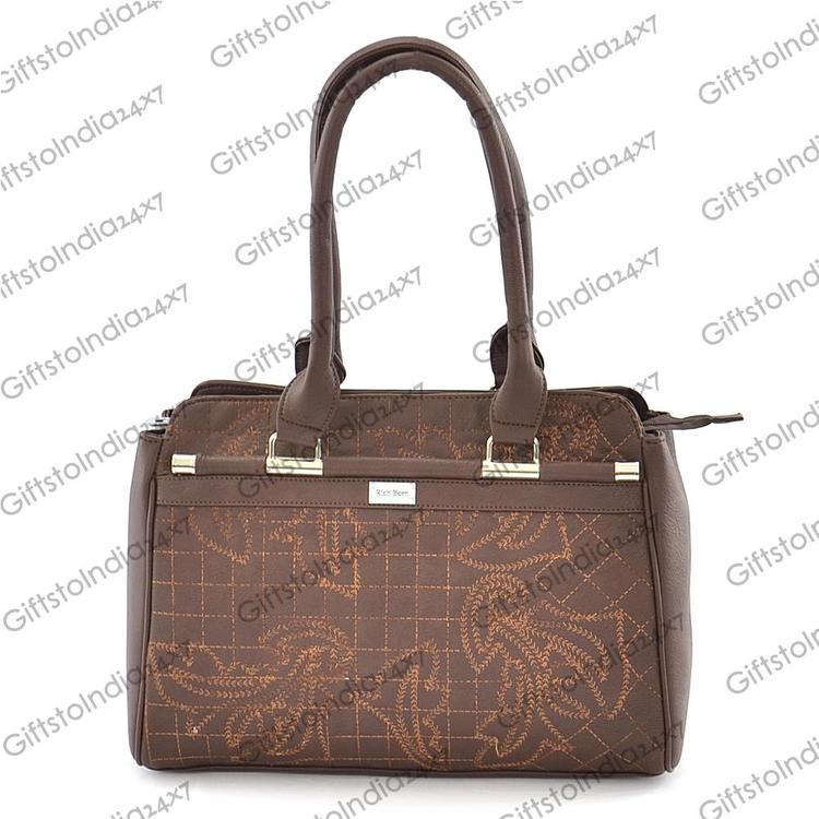 Brown Designer Shoulder Bag