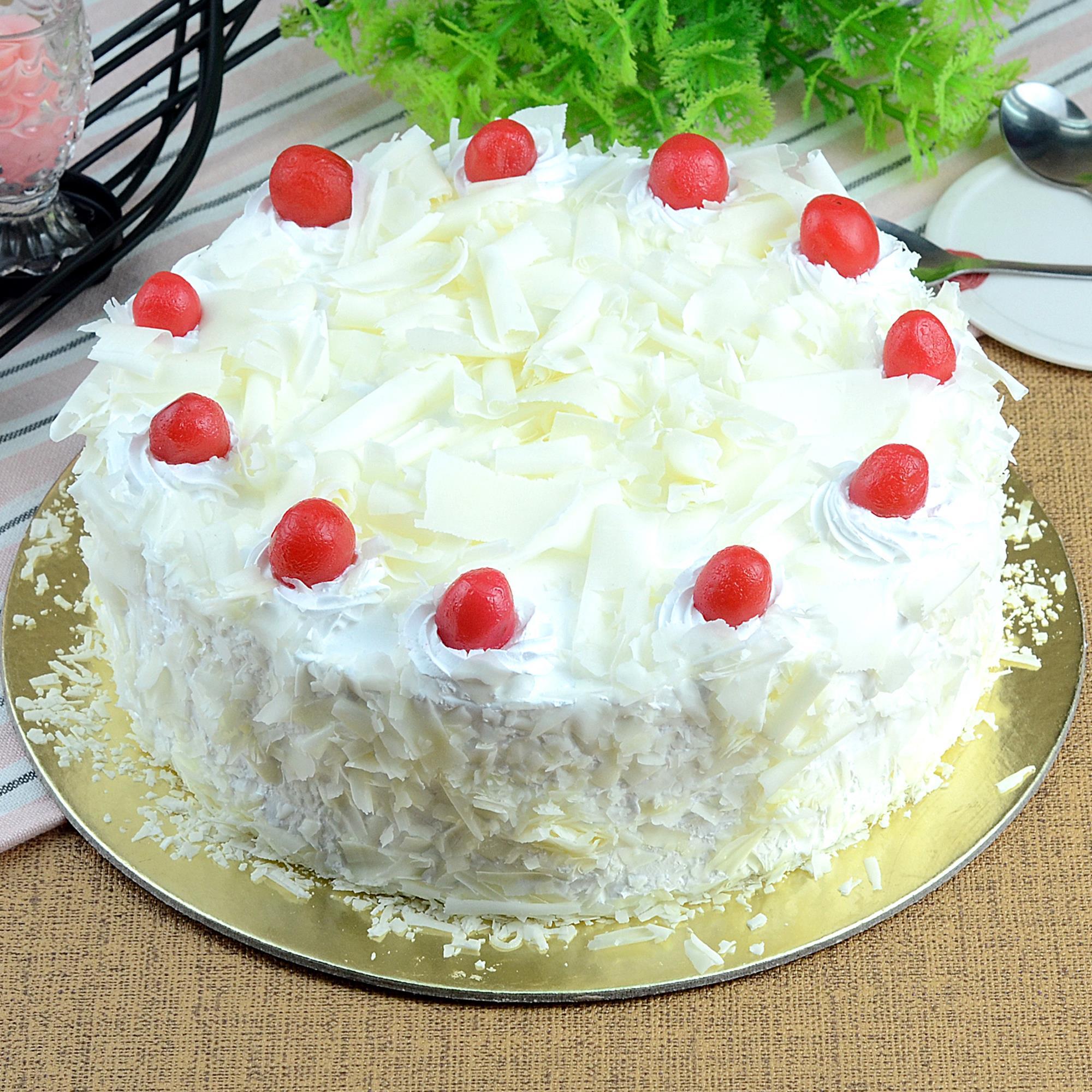 White Forest Cake Online | White Forest Cake Near Me | Yummy Cakes Chennai
