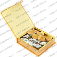 Traditional Sweets in Golden Box