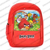 Red Angry Birds School Bag