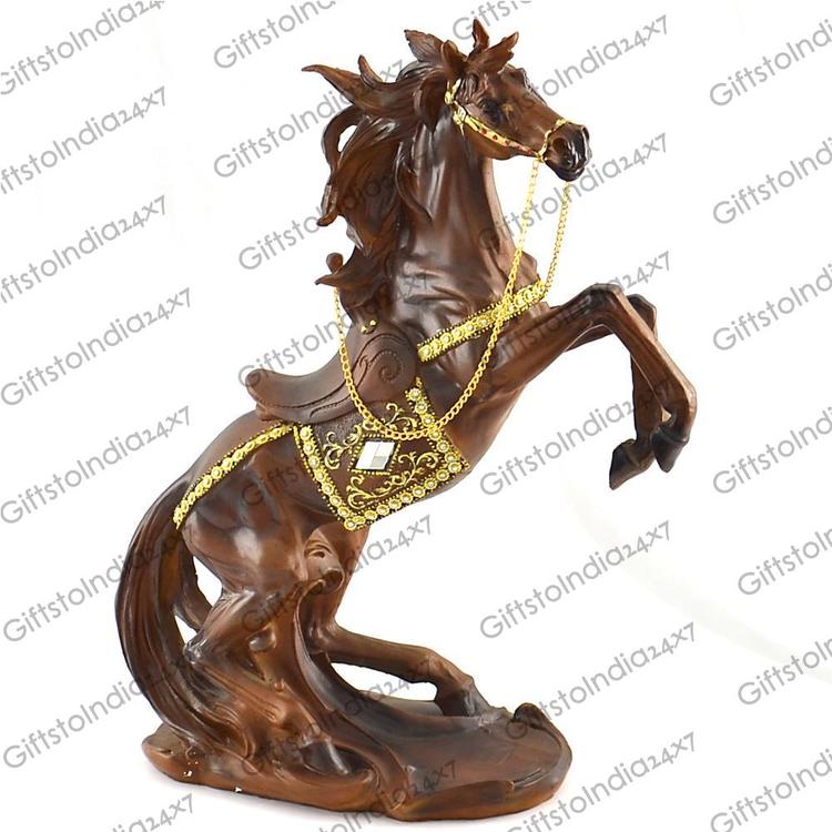 Brown Color Horse Showpiece
